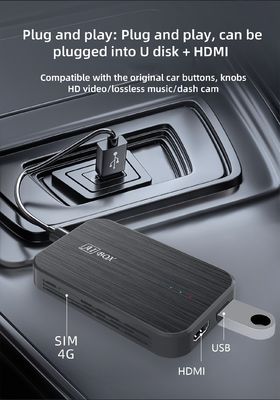 Boîte multimédia sans fil Android Auto et Apple Carplay avec un autre style de conception portable