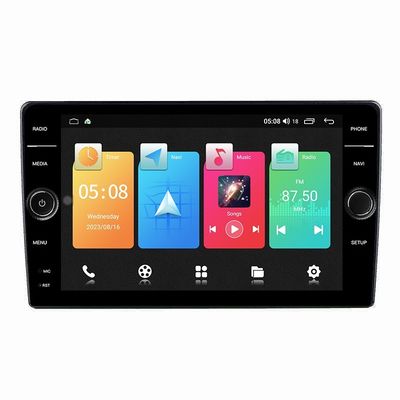 Stéréo de voiture 8 pouces 2din Android 13 avec écran QELD GPS Wifi et caméra
