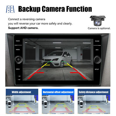 Stéréo de voiture 8 pouces 2din Android 13 avec écran QELD GPS Wifi et caméra