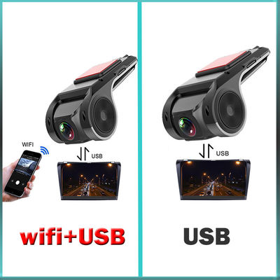USB Car Dash Cam HD 1080P 170° Enregistreur grand angle avant ADAS Android DVR version de nuit