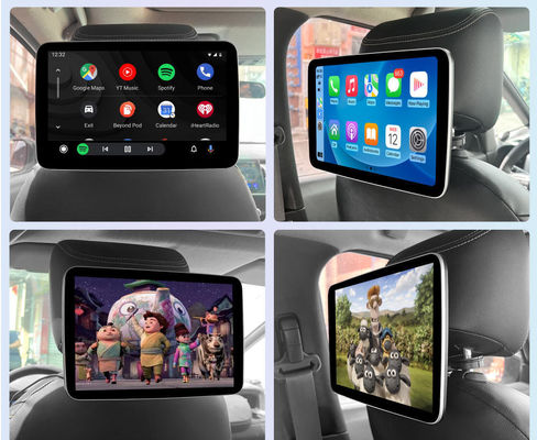10Affichage de repose-tête de voiture de 5 pouces Android 9.0 Octa Core 1 16GB Lecteur vidéo avec moniteur