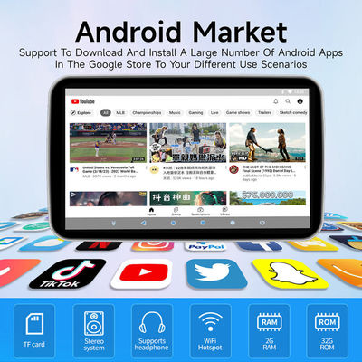 10Affichage de repose-tête de voiture de 5 pouces Android 9.0 Octa Core 1 16GB Lecteur vidéo avec moniteur