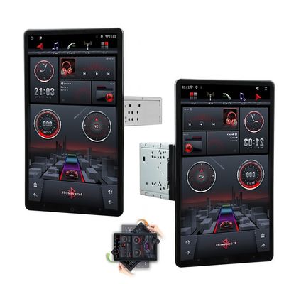 Lecteur multimédia de voiture universel 13" Android 11 avec GPS Bluetooth et grand écran