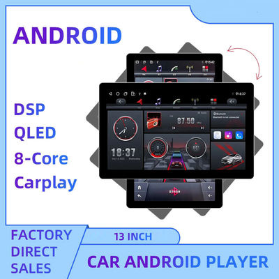 13' 8Cores 8 128GB Android Auto Carplay Lecteur multimédia pour voiture avec prise en charge CarPlay