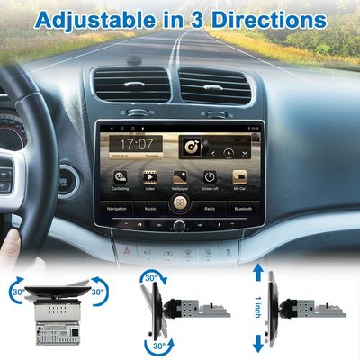 Allwinner A100 Android 10.0 Navigation audio de voiture avec Bluetooth Caméra AHD Écran GPS