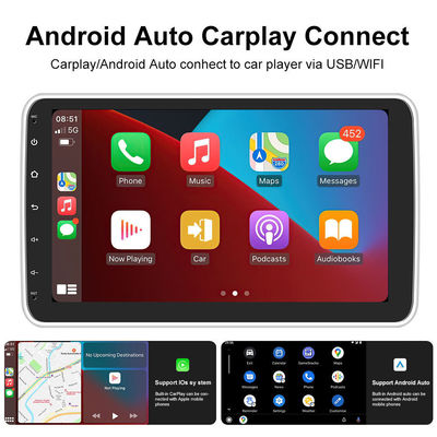 Compatible avec plusieurs langues, lecteur multimédia Android universel de 10,1 pouces, lecteur de DVD pour voiture