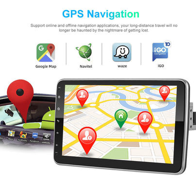 Compatible avec plusieurs langues, lecteur multimédia Android universel de 10,1 pouces, lecteur de DVD pour voiture