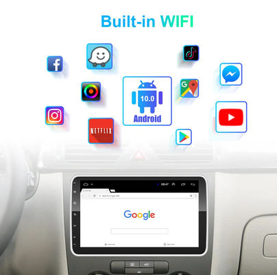 Compatible avec plusieurs langues, lecteur multimédia Android universel de 10,1 pouces, lecteur de DVD pour voiture
