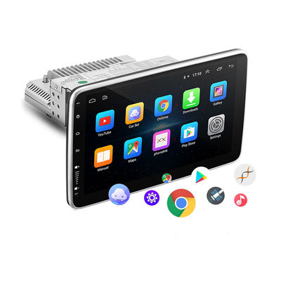 Prise en charge de la radio de voiture Android de 10 pouces 360 Lecteur multimédia à rotation GPS IPS Écran tactile HD Affichage FM Bluetooth