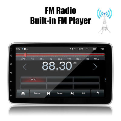 Prise en charge de la radio de voiture Android de 10 pouces 360 Lecteur multimédia à rotation GPS IPS Écran tactile HD Affichage FM Bluetooth