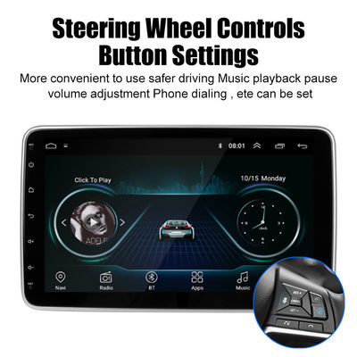 10Lecteur multimédia pour voiture à écran IPS de 1 pouce avec écran rotatif et stéréo GPS