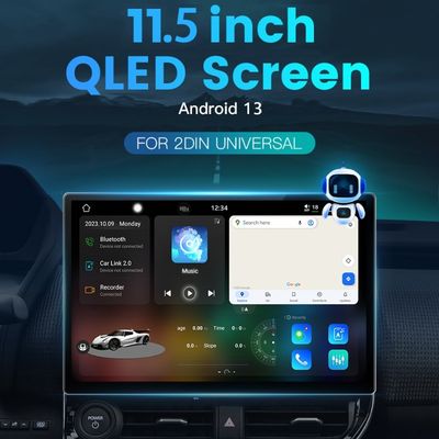 Radio de voiture universelle Android13 Lecteur de voiture avec écran QELD de 11,5 pouces et radio TS10 8 cœurs