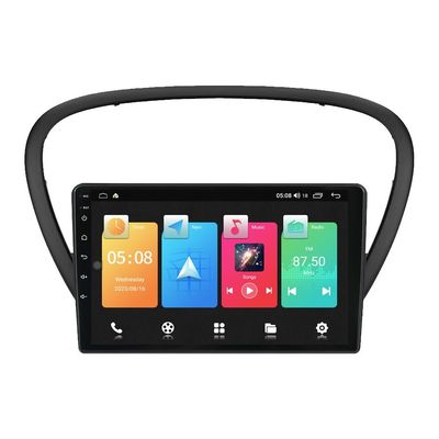 Lecteur de radio vidéo pour voiture GPS Navigation Android Autoradio Multimédia Pour Peugeot 307