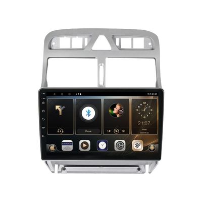 Radio multimédia vidéo navigation GPS pour Peugeot 206 2001 2016 Android 10 Pas de DVD