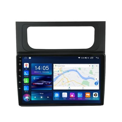 Caméra 360 Android Double Din Car Stereo pour le contrôle du volant multi langage VW