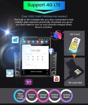 Modèle de voiture universel 9.7 pouces 2 din Double Din Android 12 Lecteur de DVD de voiture avec GPS et Bluetooth