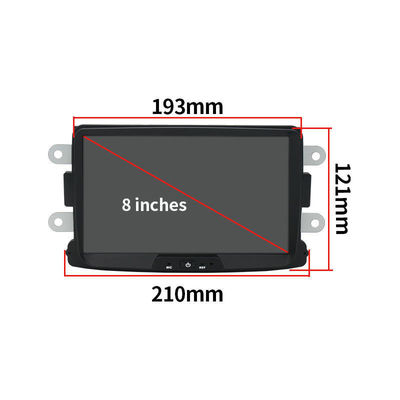Lecteur multimédia 2DIN universel de résolution 1280*800 pour Dacia/Sandero/Duster/Renault
