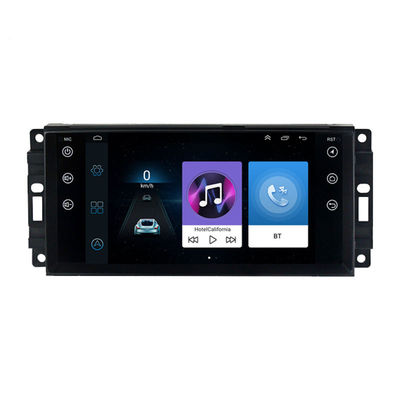 Contrôle du volant 7 pouces radio multimédia pour voiture stéréo pour Jeep Cherokee 2007-2014